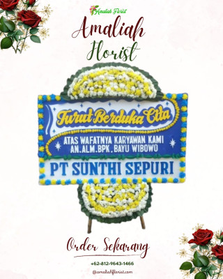 Papan Bunga Duka di Tegalpanggung