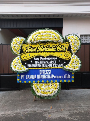 Papan Bunga Duka di Tegalpanggung